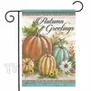 Otoño calabaza bandera hoja de arce Acción de Gracias Jardín Bandera patio bienvenida OTOÑO bandera patio Banderas 45 * 30 CM T2I51366