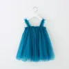 Bébé filles fronde robe en dentelle enfants Agaric maille Tutu robes de princesse 2020 été Boutique enfants vêtements 6 couleurs C5745