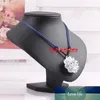 Black PU Leather Neck Shelf Models Necklace Pendant Holder Mannequin Bust Jewelry Display Stand Show Storage