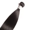 Brasilianska mänskliga hårförlängningar En buntar lång tum 30-40 tum obearbetat remy hår wefts rak 38 36 34 tum