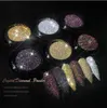 Holograficzna Quicksand Paznokci Proszek Glitter Nail Art Decoration Holo Akrylowe Brokat Shimmer Pigment DIY Manicure Narzędzia