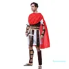 Moda-Kadınlar Adam Çocuklar Erkek Antik Roma İtalya Savaşçı Asker Cosplay Kostüm Partisi Fantezi Elbise Hallowmas Karnaval Masquerade