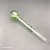 Alta Qualidade de vidro de vidro queimador de óleo Espiral de vidro de vidro tubos de água bubbler pyrex mini tubos de alça dicas para unhas para plataformas Dab Bongs