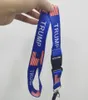 Trump Lanyards 2020 American Election Lanyard Pendants USA Flag Make America Great Key Ring Straps for mobile phone or cards GGA3749-3