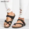 Slippers Girl Drop Muticolor Sandals Open Toe Flip Flop Rainbow Platform Women Casual Beach Buckle Shoes Woman6257168