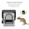 Réutilisable Smart Mouse Trap Humane Clear Plastic Smart No Kill Rodents Catcher souris Rat Tile Live Trap intérieur Contrôle des ravageurs extérieurs