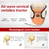 Soulagement de la douleur au cou Tête Vagues d'air saines Traction cervicale Stretch Brace Ajustement de la civière dorsale Correction de la tension chiropratique