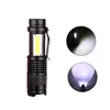 Nouvelle conception XP-G Q5 batterie intégrée lampe de poche de charge USB COB LED lampe torche tactique étanche zoomable ampoules LED Litwod