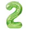 40-Zoll-Partei Folienballon Friut Grün Anzahl Aluminium Luftballons Luftballon-Geburtstags-Party Dekoration Party Supplies Großhandelspreis