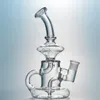 Vendita in fabbrica Klein Tornado Percolatore Bong in vetro Tubi per acqua riciclatore da 8 pollici 14mm Giunto femmina Olio Dab Rigs con Banger o ciotola al quarzo