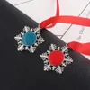 Père Noël Clé Pendentif Alliage Porte-clés Collier Noël Halloween Porte-clés Neige Keychian Cadeau De Noël Cadeau Party Favor 5 Designs BT184