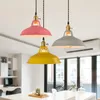 2022 Retro estilo industrial restaurante colorido cozinha lâmpadas pingente lâmpada lâmpada decorativa lâmpada decorativa iluminação interior E27 luz de teto