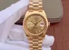 Super Mens Watches Golden White Roman Dial Men Automatic Cal 3255 Movement Eta Watch CR TW Day Date 228238 Yellow Gold President248i