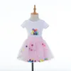 Ensembles de jupe Tutu pour bébés filles, vêtements d'été en coton à fleurs, t-shirt pour fête, tenue de danse de Ballet, jupe 4564365