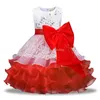 女の女の子の大弓のドレス子供スパンコールカップケーキプリンセスドレス2018新しいブティックキッズ服4色のボールガウンC38169062
