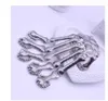 Bracelets de doigt de doigt du crâne punk gothique gothique pour femmes bracelets à main d'os squelette Bangles 2020 Christmas Halloween Gift8169347