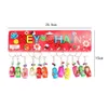 Portachiavi 12Pcs Set Bambole russe di nidificazione Portachiavi Babushka Matryoshka Figurine Giocattolo per bambini1275K