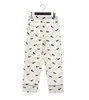 Pyjama sätter kvinnor Dachshund Cartoon Print 2 stycken långärmad toppbyxor Elastisk midja Löst hem slitage2941253