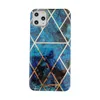 Para iPhone 11 Pro Max XS XR 8 7 6S Electroplate silicone suave IMD Marble caso capa