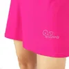 Mulheres respirável 2-in-1 Ciclismo Skort com Gel acolchoado Liner bicicleta Shorts Quick Dry Athletic Sports Skirt