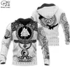 PLstar Cosmos Viking Warrior Tattoo Nouveau survêtement de mode décontracté coloré impression 3D Zipper / sweat à capuche / sweat-shirt / veste / hommes femmes s-9 CX200818