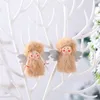 Christmas Decoration Angel Boy Girl Xmas Hanging Ornaments Decorations Festive Season Pendant Home Decor New Year Gift JK2008PH