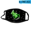 Motif papillon Impression 3D Masque facial de créateur avec masques réutilisables en coton Out Door Sport Masques d'équitation Masque de créateur de mode