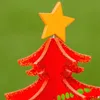 クリスマスの装飾装飾クラフト3D木製の組み立てツリーホームベッドルームの年間教育ギフト装飾壁吊り下げられた手作業