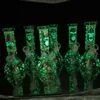 Karanlık Sigara Blue Monkey Gorilla Glass Beher Bong Cadılar Bayramı Nargile Su Borusu Dab Rig Percolator Cam yılında 8 İnç 20cm Glow