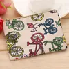 Lovely Zipper Pocket Coin Bags Polyester Print Coin Storage Bags Children Rectangle Key Wallet Purse Earphone Mini Storage Bag BH1561 TQQ
