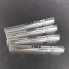 100 мм One Hitter Taster Курительная стеклянная летучая мышь Фильтры для сигарет Стеклянный мундштук Прямая стеклянная трубка One-Hitter Pipe