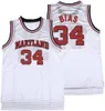 Couture Len 34 biais Maryland Terrapins film maillots de basket-ball hommes S M L XL XXL XXXL9984209