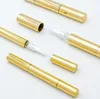 3ml tom nagellackflaska läppglansrör Swivel penna tube separat tappning av fundament twist penna med pensel