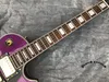 China Electric Guitar Oem Shop Electric Guitar Brilliant Purple Metal Color Three Pickup Big Jazz Vibrato System 233K