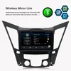 مشغل فيديو سيارة Android 9 بوصة لـ Hyundai Sonata Auto Radio GPS Suggination Support WiFi TV