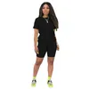 Women S Abbigliamento da 2 pezzi set da pista da pista taglie forti da donna Cropt Shorts Shorts Sumps Summer Two Outfit Casual Tracksuit