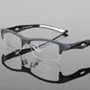 BCLARE Frame Spektakl Atrakcyjne Męskie Wyróżniające Design Marka Wygodne TR90 Half Frame Square Sports Okulary Rama Okulary T200812