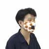 Máscara protectora de Halloween com palha abrir o Ghost Pumpkin Printing reutilizável lavável Boca Máscaras Anti poeira para o partido Masquerad HHA1509