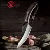 Grandsharp kemik bıçağı el yapımı dövme şef mutfak bıçağı barbekü açık kamp hayatta kalma aracı dövme av bıçağı deri sheath5898120
