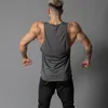 Summer new Fashion New Bodybuilding Fitness Printed Vest Mens Loose Breathable Sleeveless Shirt Large Size tank top men