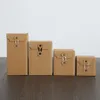 20pcs Kraft Paper Gift Packing Box Specjalne opakowanie na prezent pudełko szklane szklane butelki pudełko na miód kwiat herbaty deser pusty CA200P