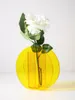 Creative Acrylic Vases Magic Geometry Terrarium Hydroponic Flower Vase Hotel Wedding Office Home Decoration Tabletop Vase