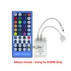 Mini 44keys LED Control 12V 40Keys RGBW Controller Music Version IR Controller För 5050 3528 RGB Strip Light