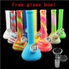 75quot hauteur silicone bong silicium coloré narguilé shisha pipe à eau portable vendant 20205530372