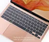Impermeáveis ​​à prova de poeira Pele teclado de silicone capa de mais novo MacBook Air de 13 polegadas 2020 Lançamento Modelo A2179 com Touch ID