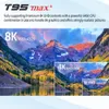 T95 Max Plus Android 9.0 TV Box Amlogic S905X3 2.4G 5GHz WiFi BT 8K 스마트 세트 상단 상자