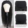 New Headband Wigs for Black Women Human Hair Wigs 150%density None Lace Front Wigs Brizilian Virgin Hair Machine Made Full Headband Wig