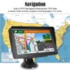 Universal 7 -tums GPS -navigator för bilbil Portable City GPS -navigering med Bluetooth Avin Sun Visor 256 MB 8G