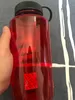 1000 мл бутылки для воды красного цвета, матовая польская бутылка, спортивный чайник, дорожные кружки для йоги, пластиковый стаканчик для кемпинга на открытом воздухе