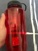 1000ml Water Bottles red Color Dull Polish Bottle Sports Kettle Travel Yoga Mugs Outdoor Camping Plastic Cup7094367